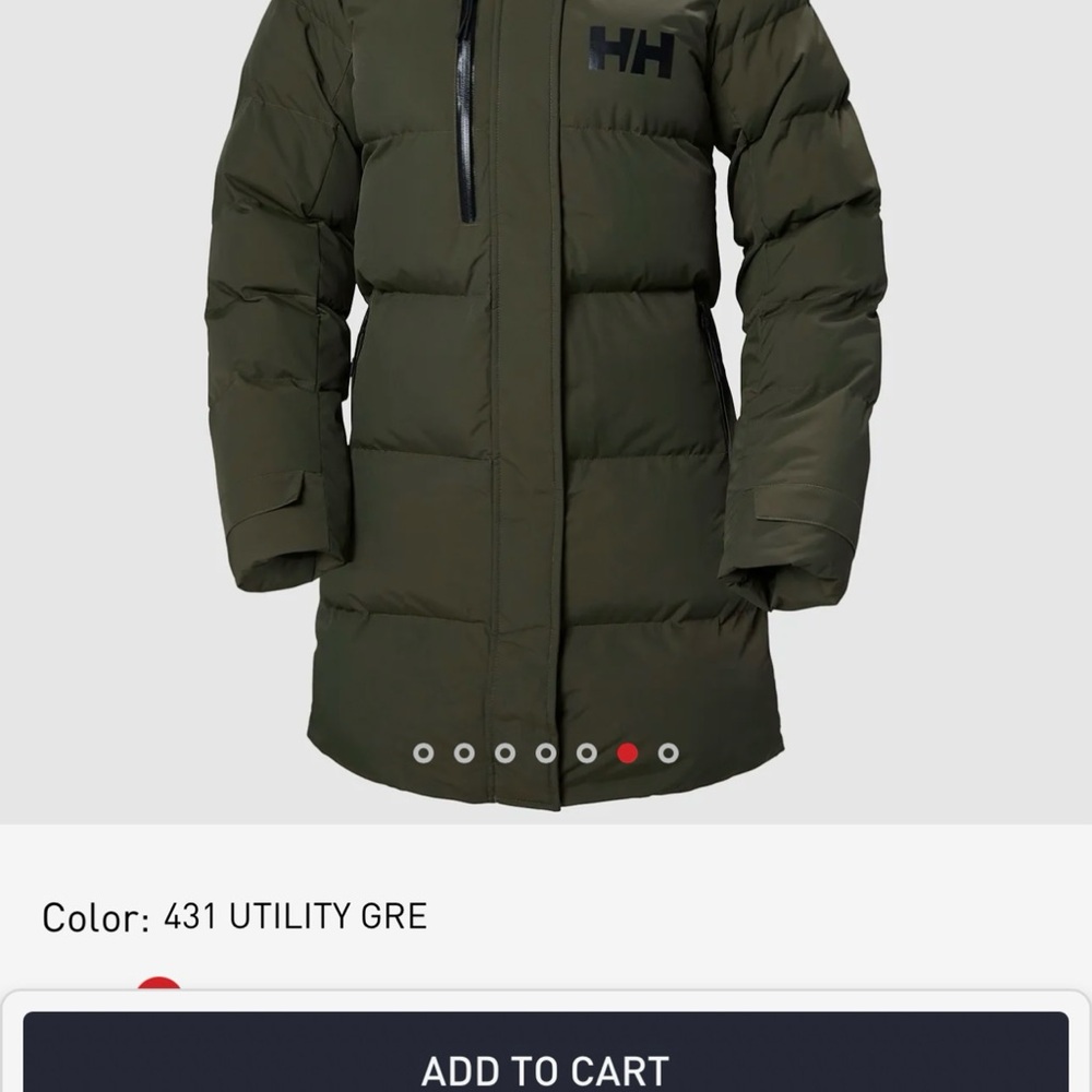 Helly Hansen Black Puffy Parka